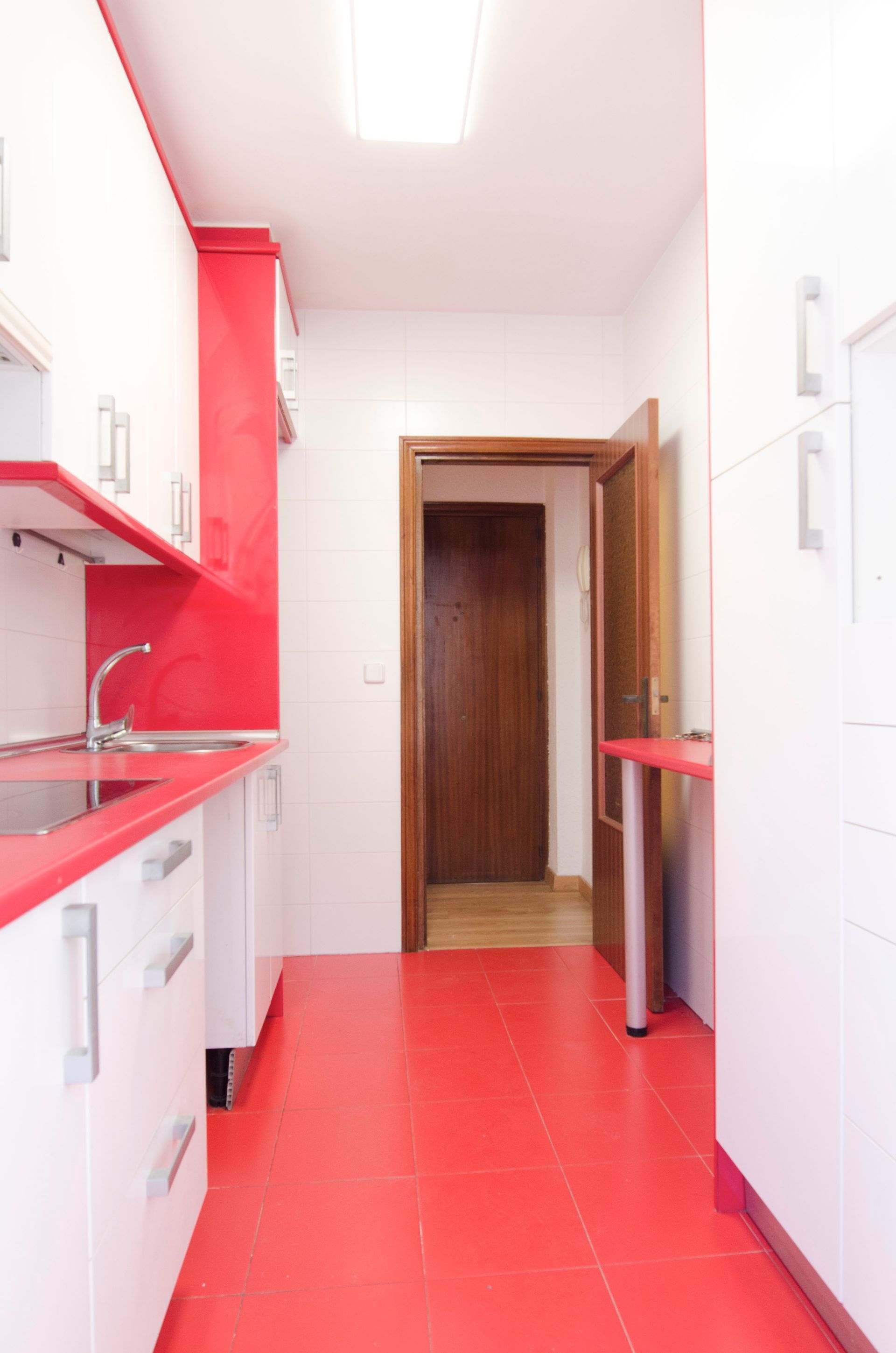 Kitchen of Flat for sale in  Madrid Capital  with Air Conditioner and Heating