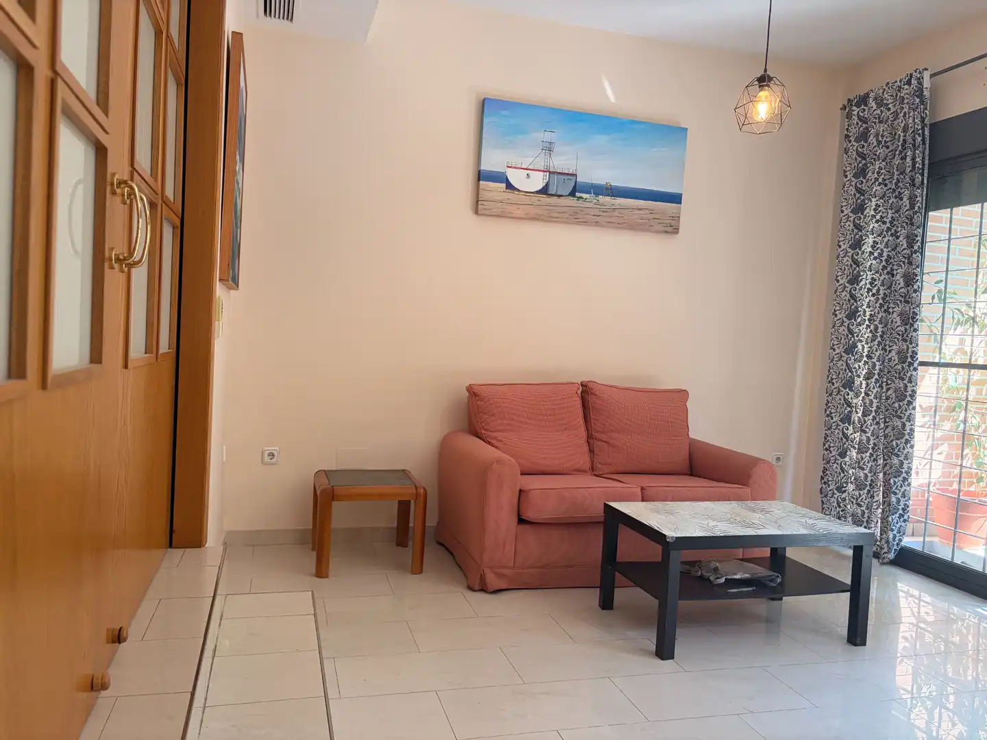 Sala d'estar de Casa adosada en venda en Murcia amb Aire condicionat, Terrassa i Traster
