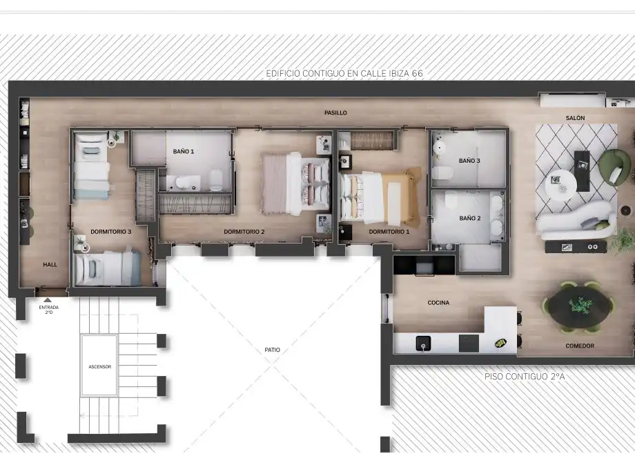 Piso en venta en Madrid con Aire acondicionado, Calefacción y Amueblado
