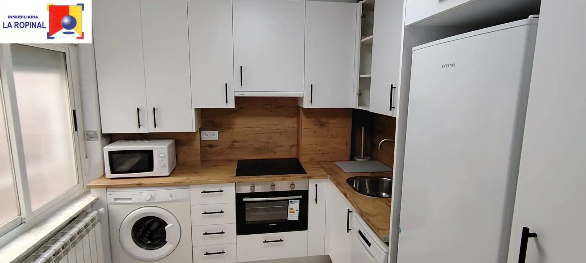 Küche von Wohnung zur Miete in Salamanca mit Heizung, Möbliert und Ofen