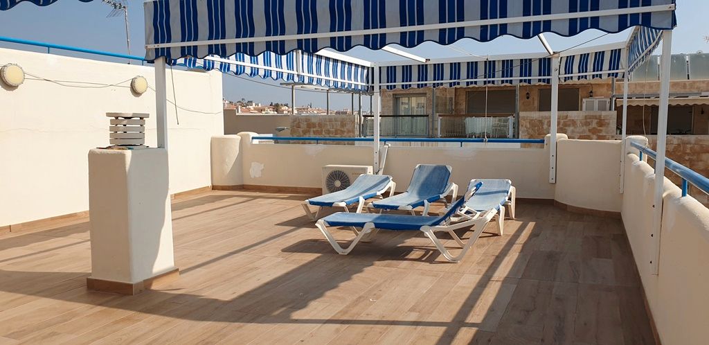 Terrassa de Àtic de lloguer en Garrucha amb Aire condicionat, Terrassa i Piscina