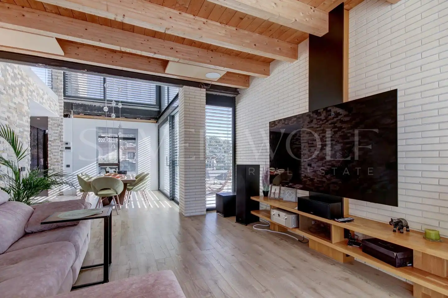 Sala de estar de Casa o chalet en venta en Begues con Aire acondicionado, Calefacción y Jardín privado