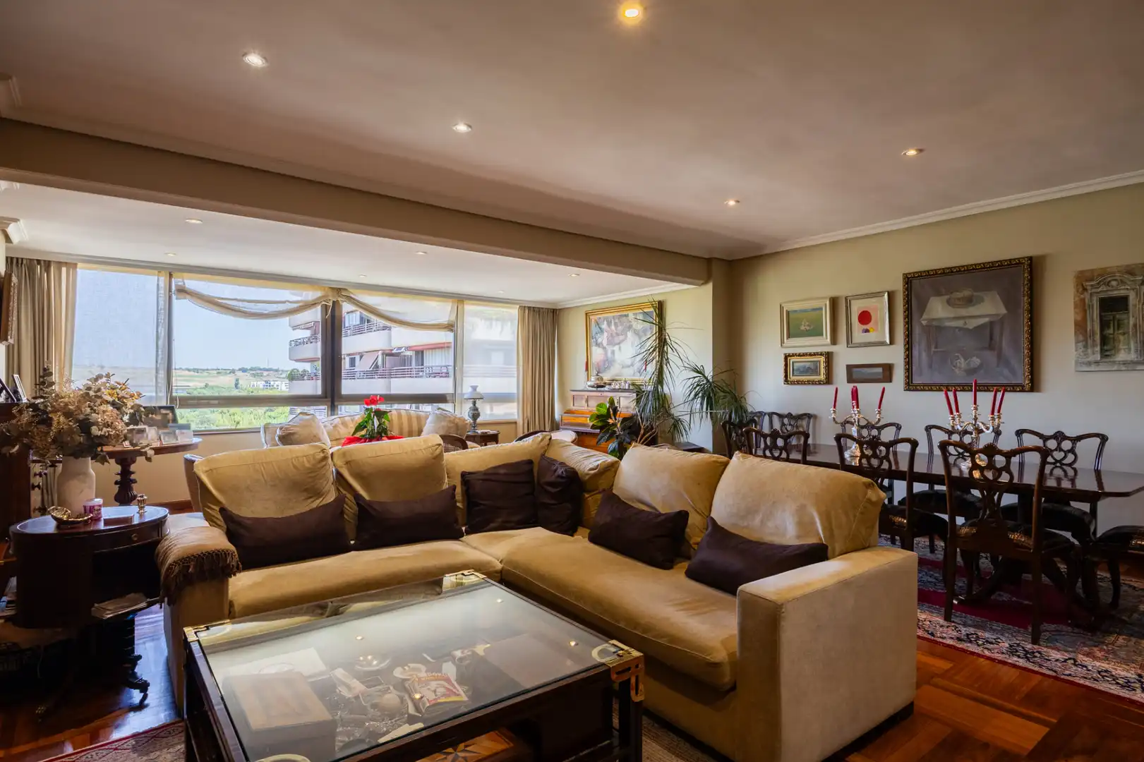 Sala de estar de Piso en venta en Madrid con Aire acondicionado, Calefacción y Jardín privado