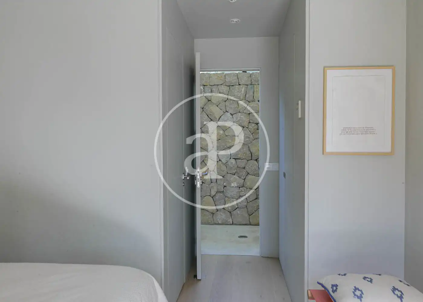 Bedroom of Houses for rent in Pollença  with Air Conditioner, Heating and Private garden