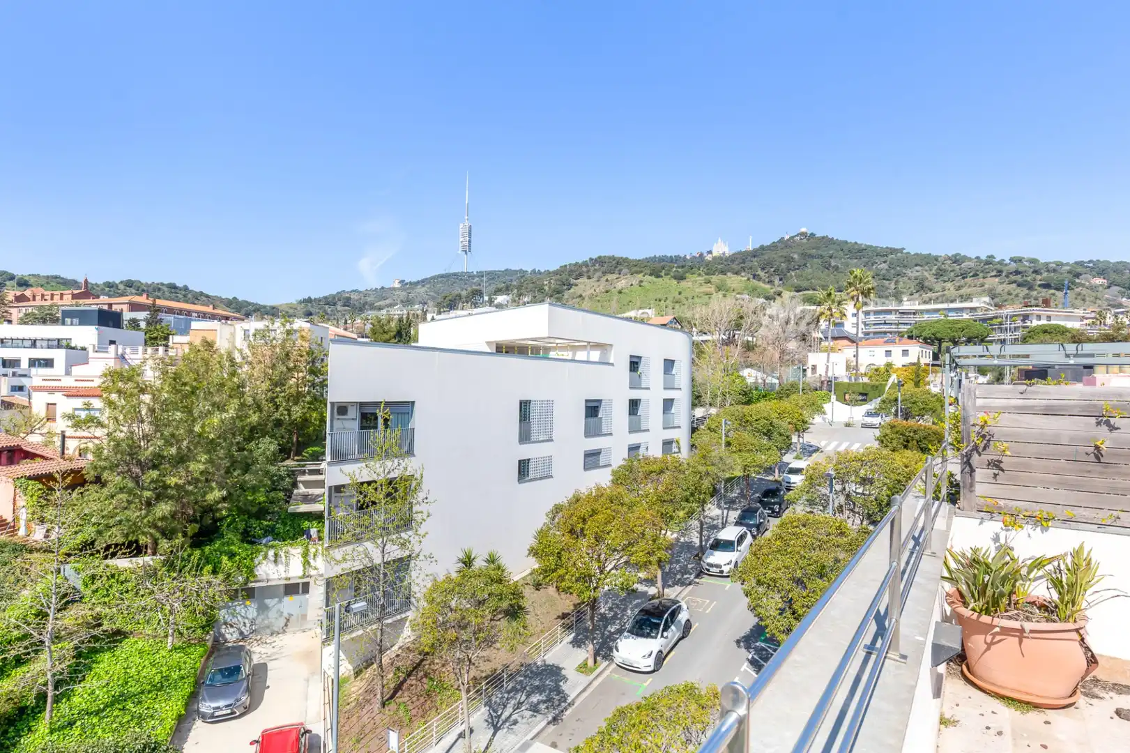 Vista exterior de Ático en venta en Barcelona con Aire acondicionado, Calefacción y Terraza