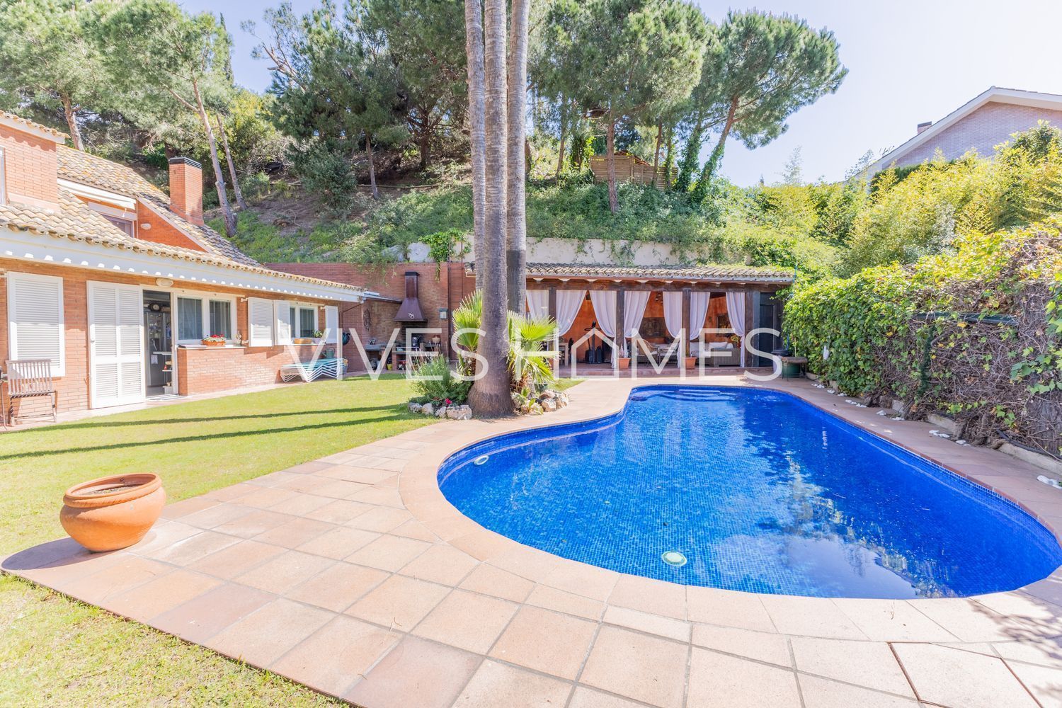 Garden of House or chalet for sale in Sant Vicenç de Montalt  with Air Conditioner, Heating and Private garden