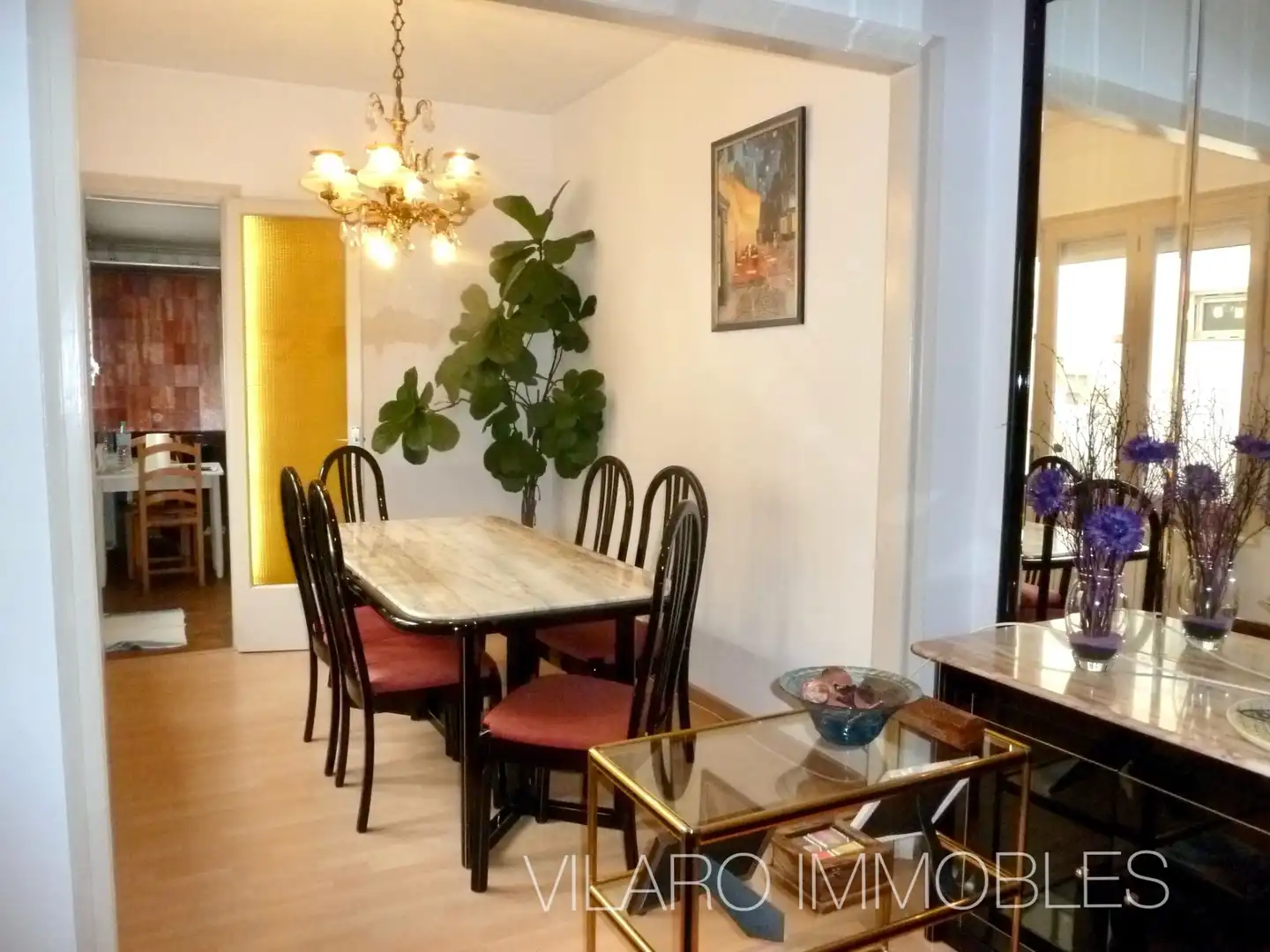 Esszimmer von Wohnung zum Verkauf in Terrassa mit Heizung, Ofen und Alarm