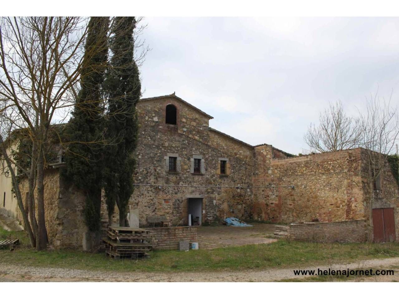 Vista exterior de Finca rústica en venda en Llagostera amb Calefacció, Jardí privat i Terrassa