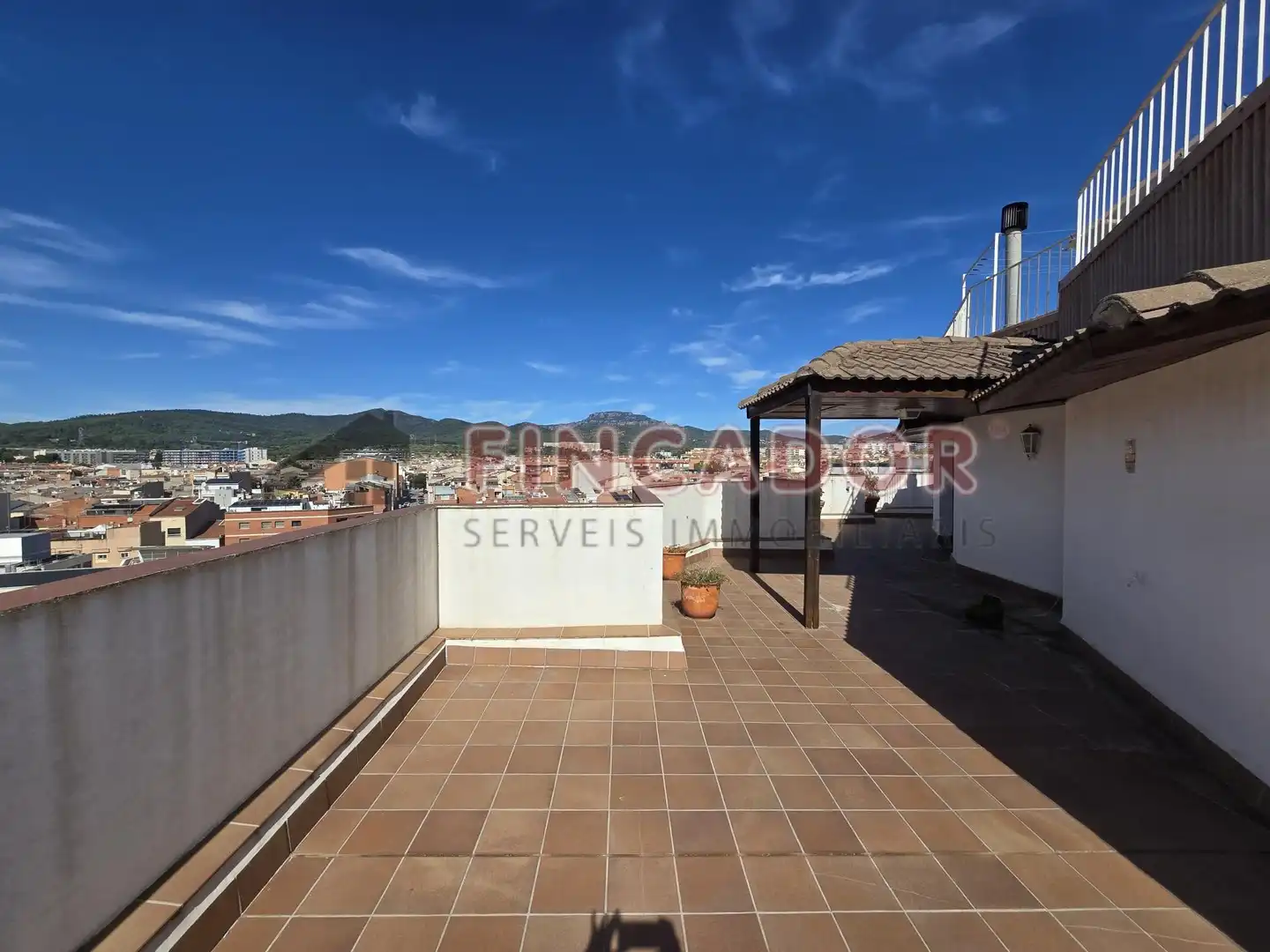 Terrasse von Dachboden zum Verkauf in Terrassa mit Heizung und Terrasse