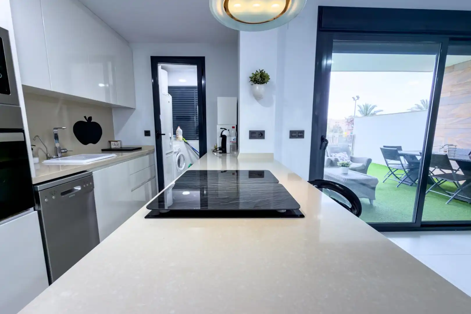 Kitchen of Ground floor for sale in Pilar de la Horadada  with Air Conditioner, Heating and Private garden