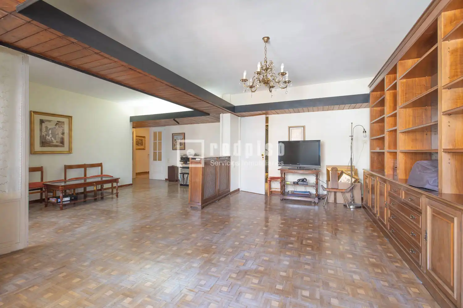 Wohnzimmer von Wohnung zum Verkauf in Madrid mit Klimaanlage, Heizung und Terrasse