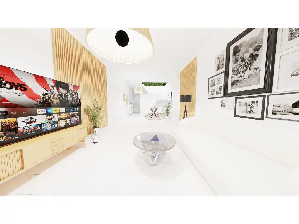 Sala d'estar de Casa adosada en venda en Nerja amb Aire condicionat, Moblat i Forn