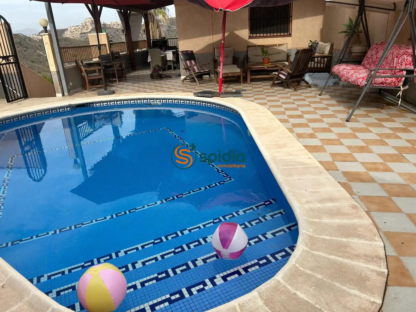 Piscina de Casa o xalet en venda en Águilas amb Calefacció, Jardí privat i Terrassa