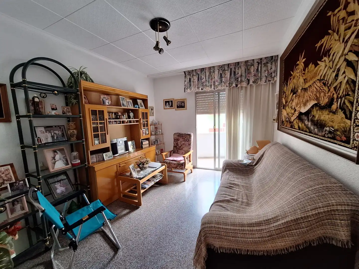 Sala de estar de Piso en venta en Elche / Elx con Balcón