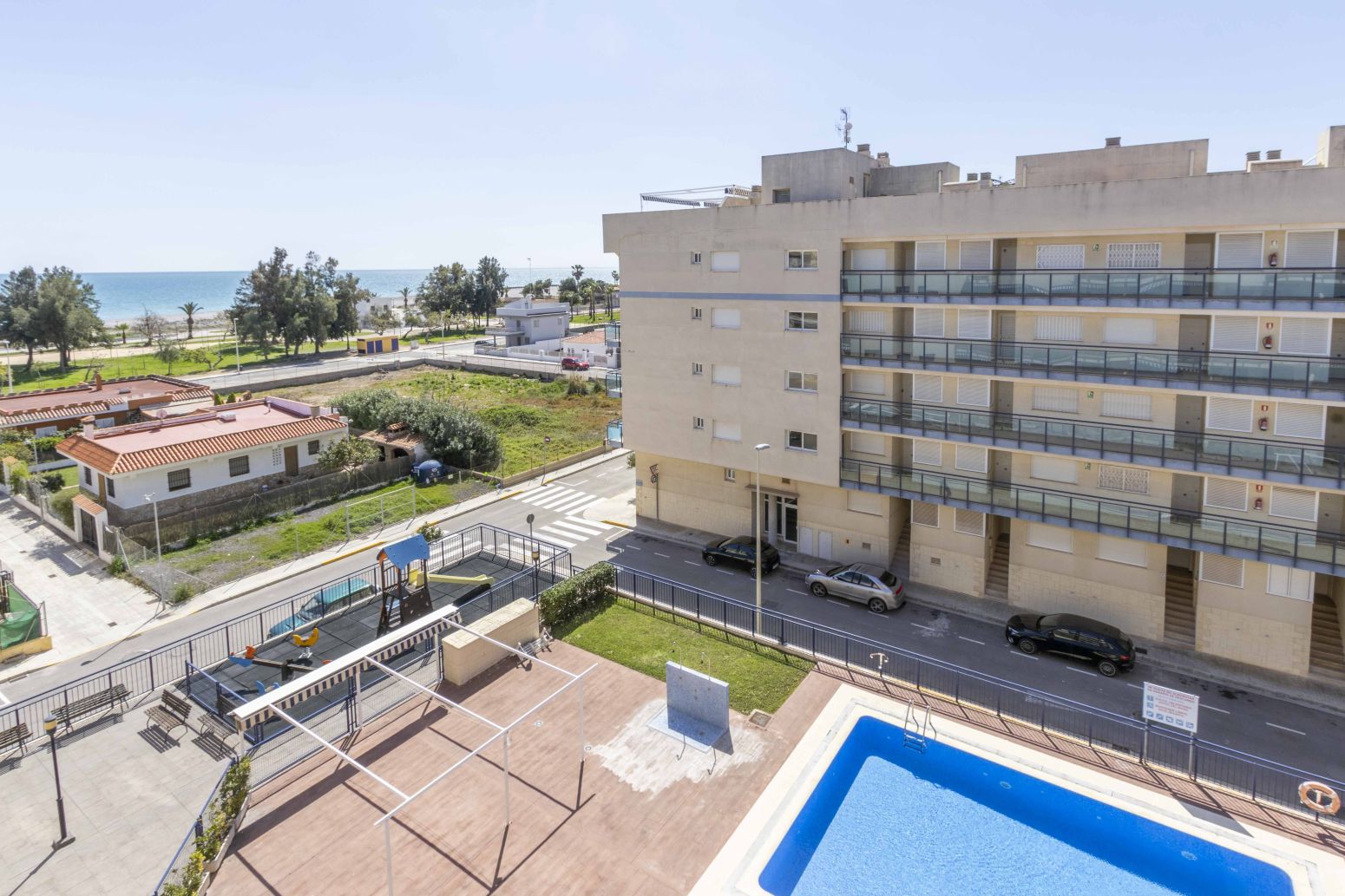 Swimming pool of Attic for sale in Moncofa  with Air Conditioner, Heating and Private garden