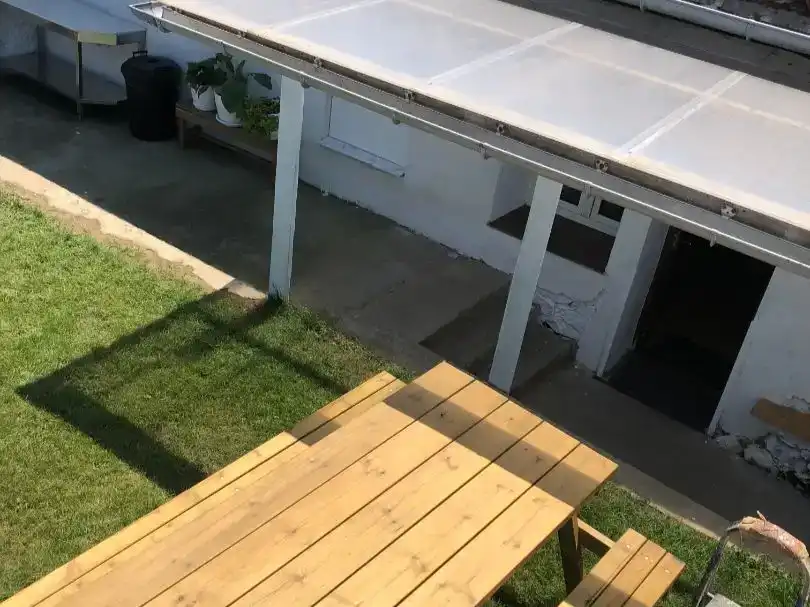 Terrasse von Einfamilien-Reihenhaus zur Miete in Santa Cruz de Bezana