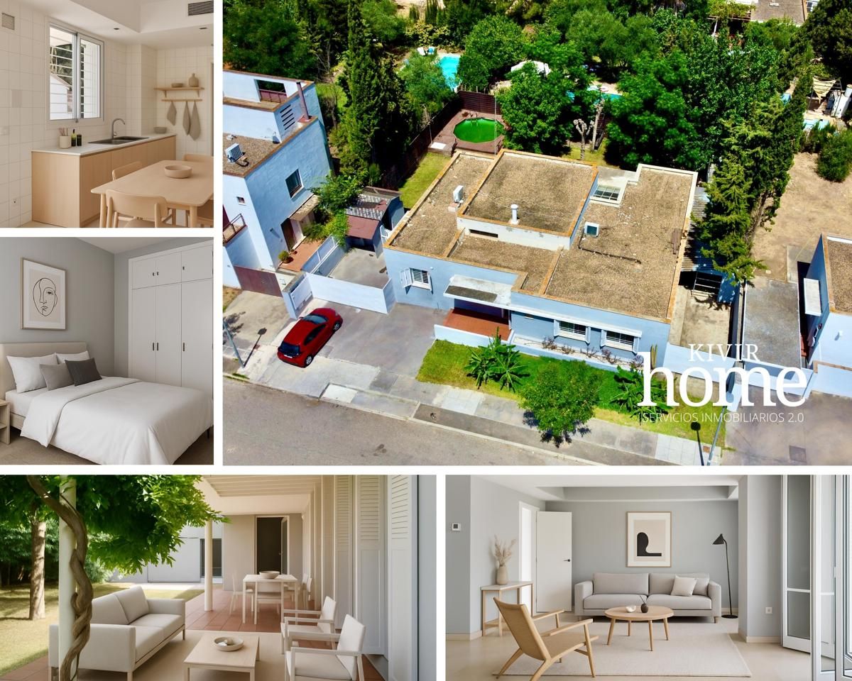 Exterior view of House or chalet for sale in Almensilla  with Air Conditioner, Private garden and Storage room