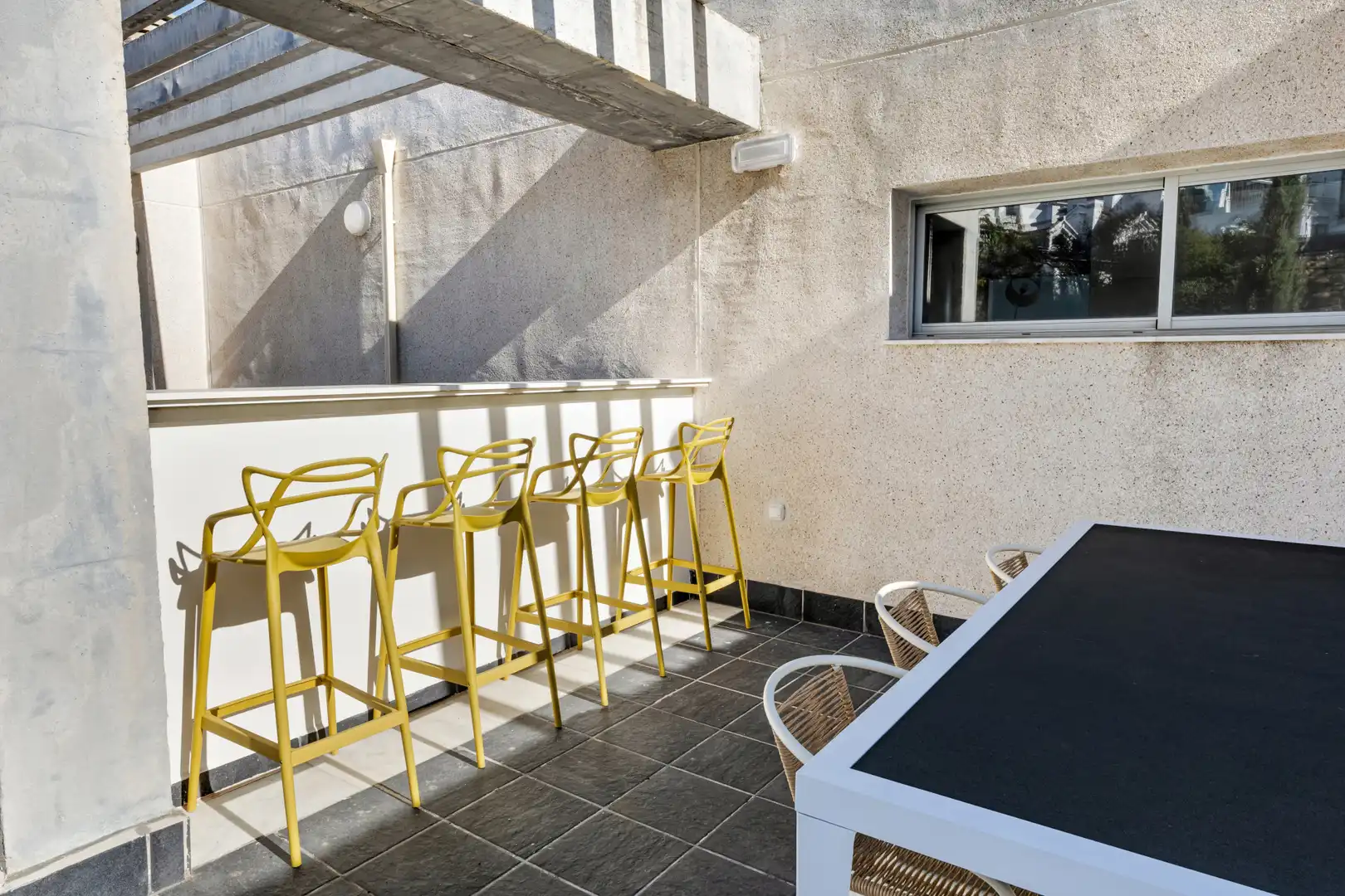 Terrasse von Dachboden zum Verkauf in Mijas mit Klimaanlage, Heizung und Terrasse