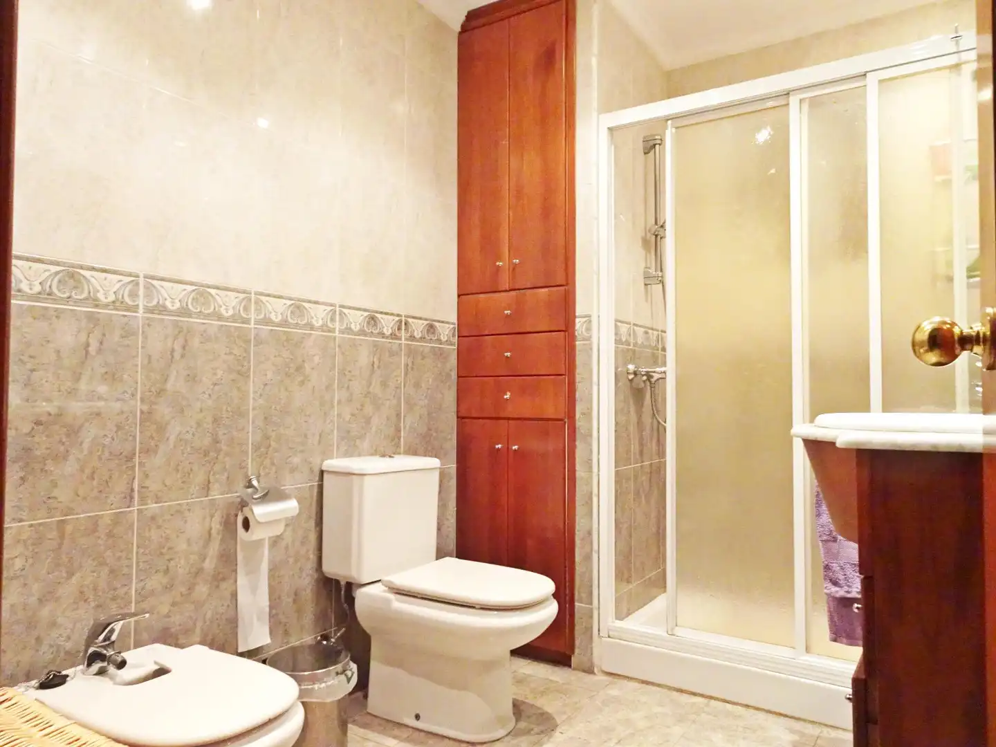 Baño de Casa adosada en venta en Málaga con Aire acondicionado, Terraza y Amueblado