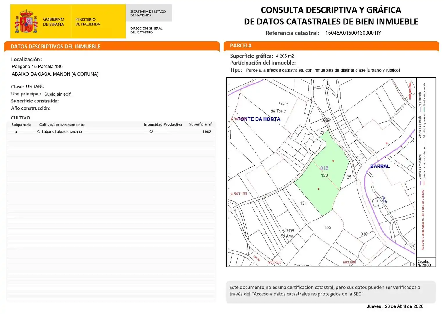 Casa rústica amb terrassa en venda a Mañón, imagen 64