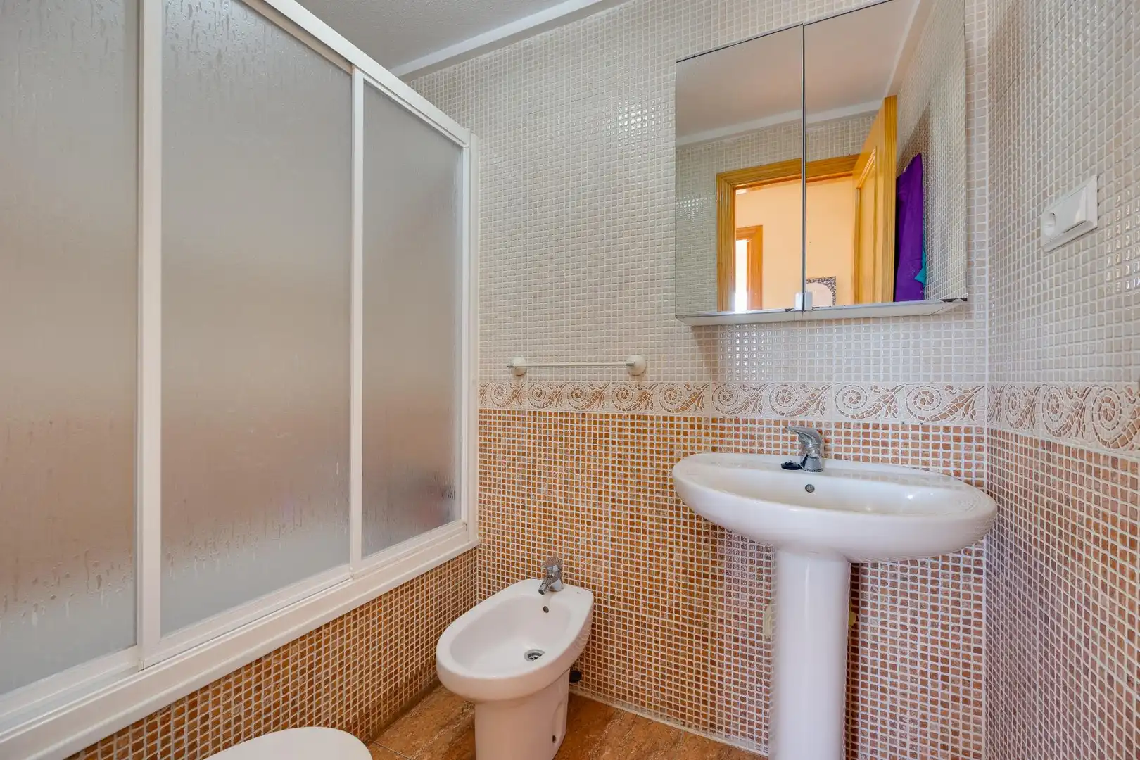 Baño de Apartamento en venta en Torrevieja con Terraza, Amueblado y Piscina comunitaria