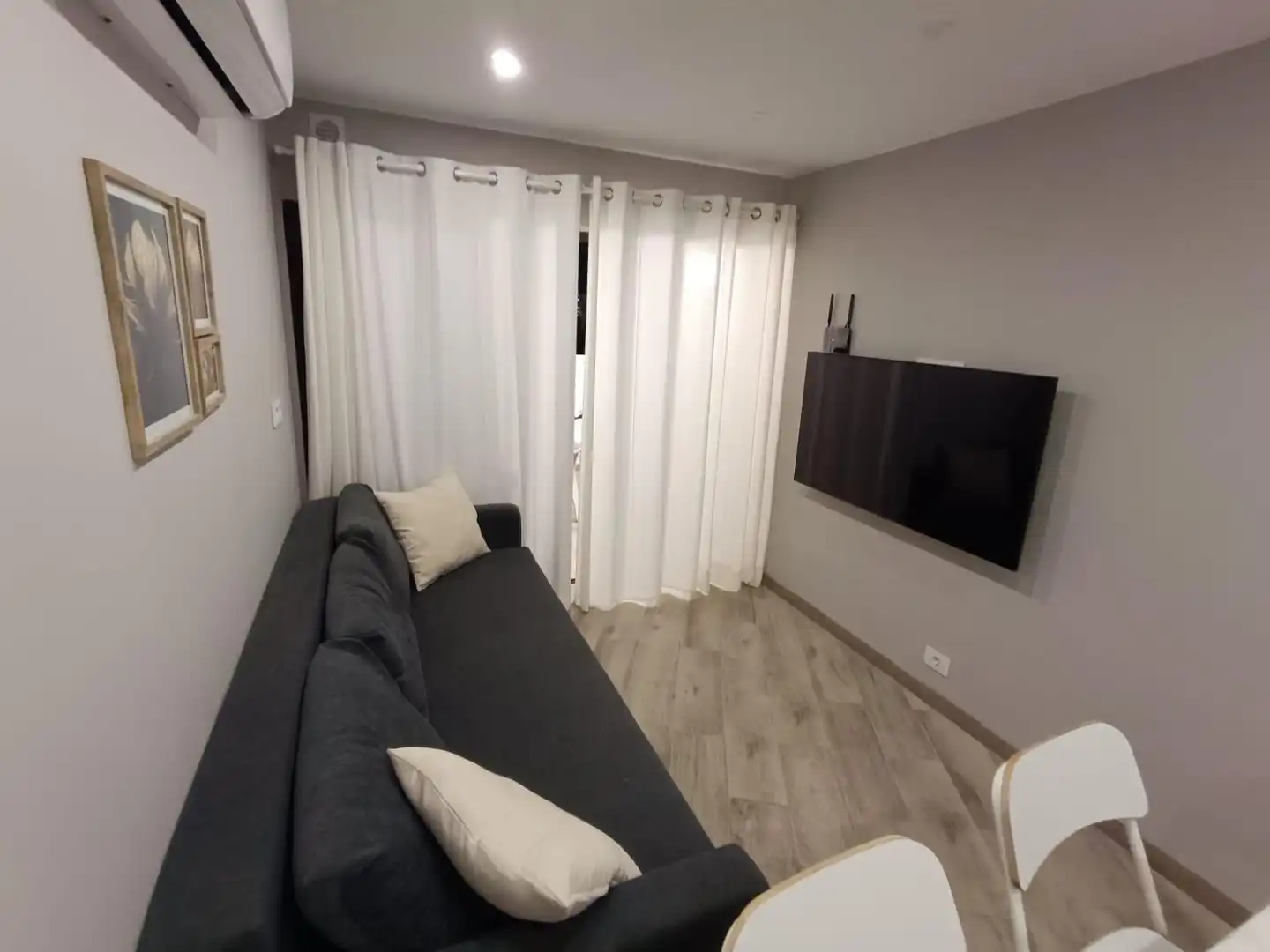 Sala de estar de Apartamento de alquiler en Mogán con Aire acondicionado, Terraza y Amueblado