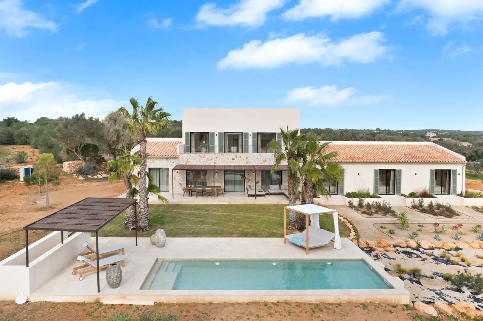 Vista exterior de Finca rústica en venda en Ses Salines amb Aire condicionat, Calefacció i Terrassa