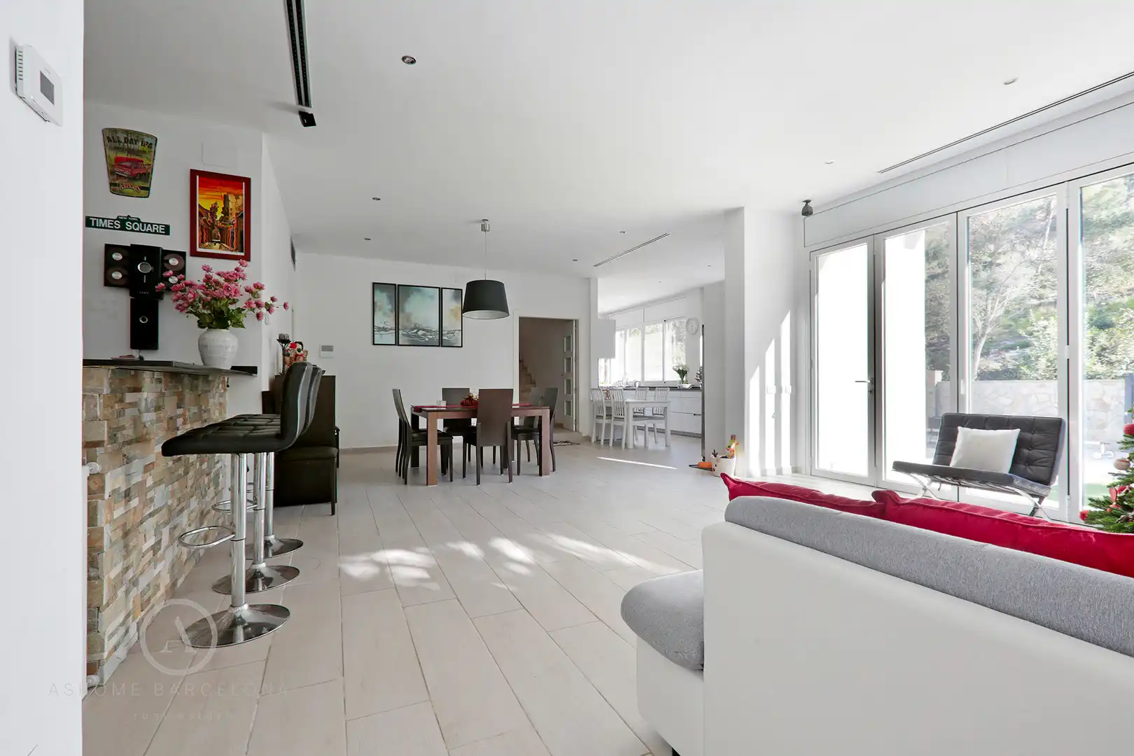 Sala de estar de Casa o chalet en venta en Castelldefels con Aire acondicionado, Jardín privado y Terraza