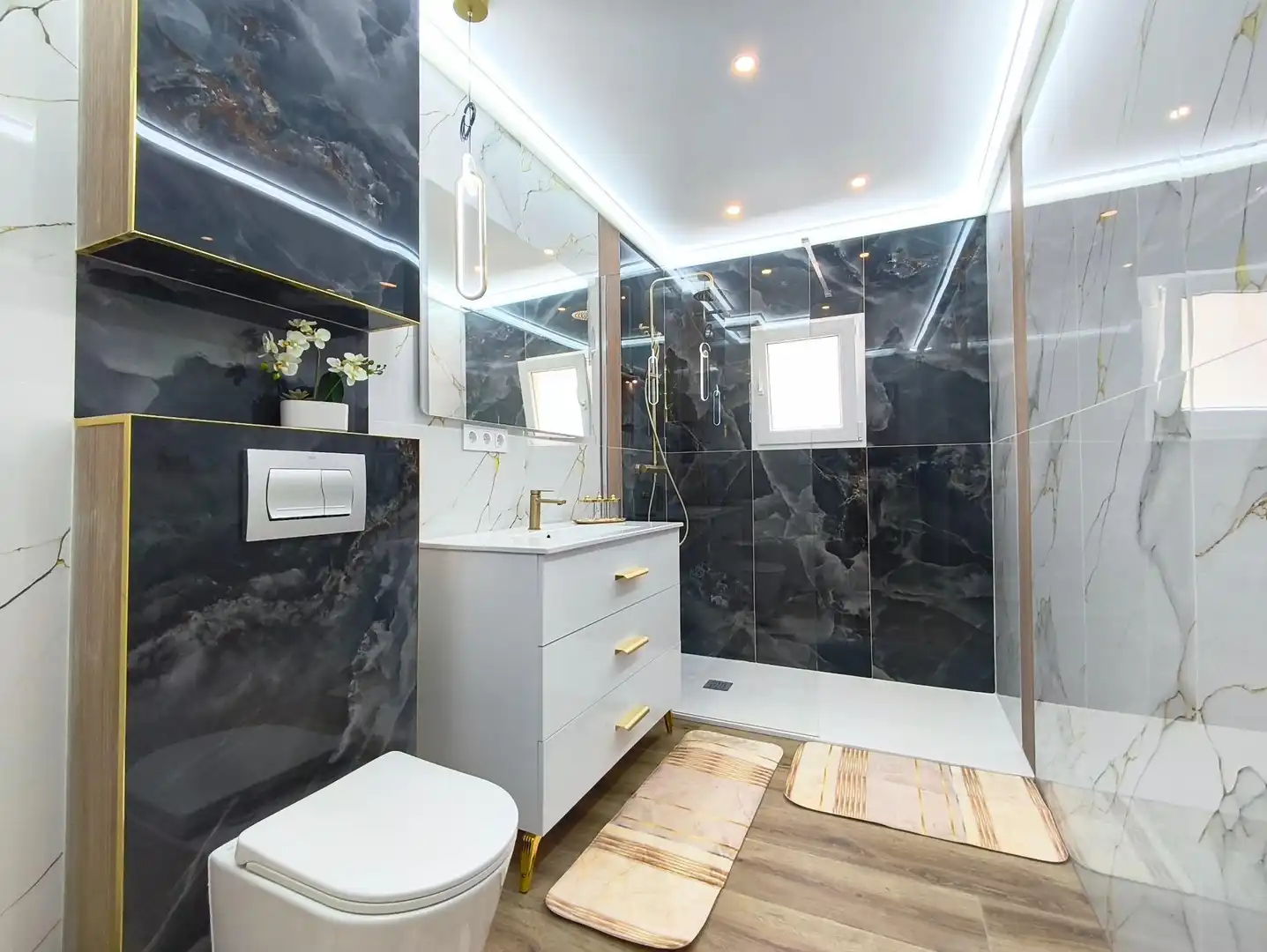 Bany de Apartament en venda en Santa Pola amb Aire condicionat, Calefacció i Moblat