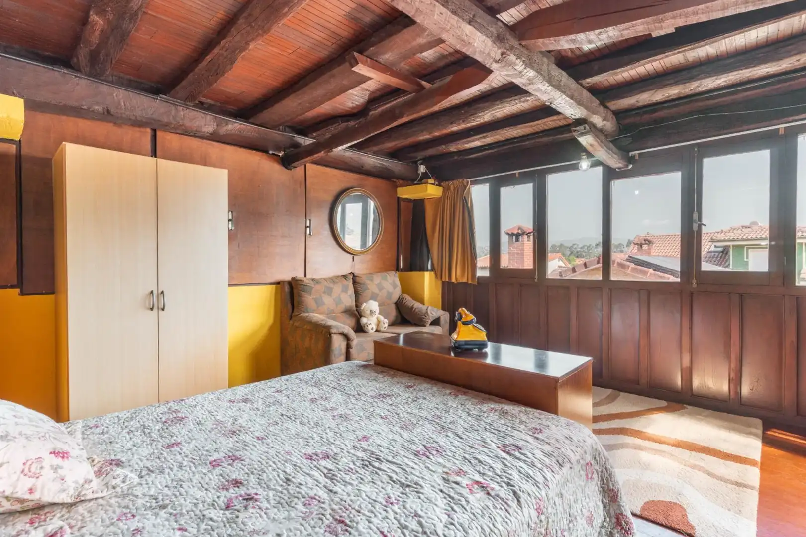 Dormitori de Casa o xalet en venda en Muros de Nalón amb Calefacció, Jardí privat i Terrassa