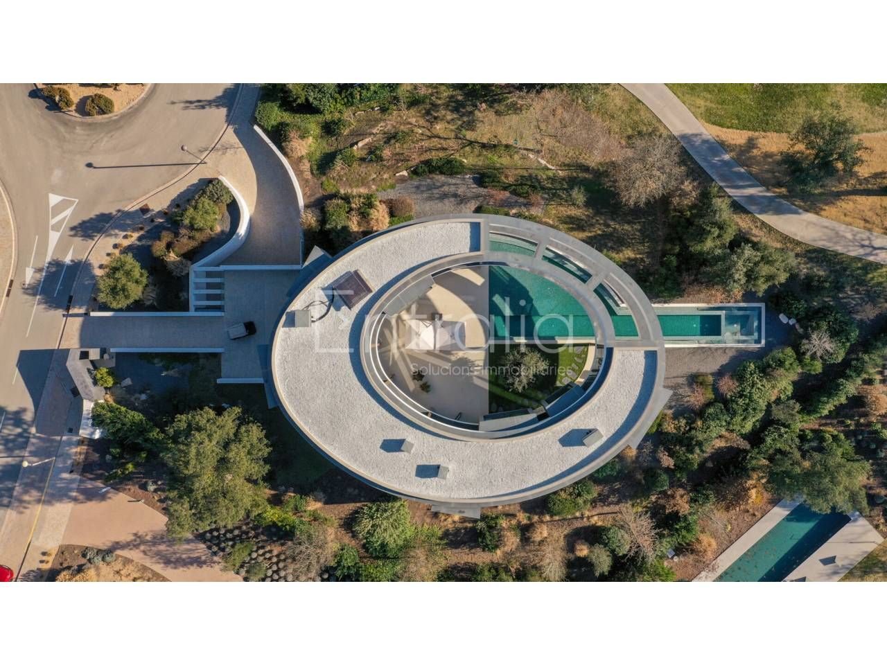 Vista exterior de Casa o xalet en venda en Caldes de Malavella amb Aire condicionat, Calefacció i Jardí privat