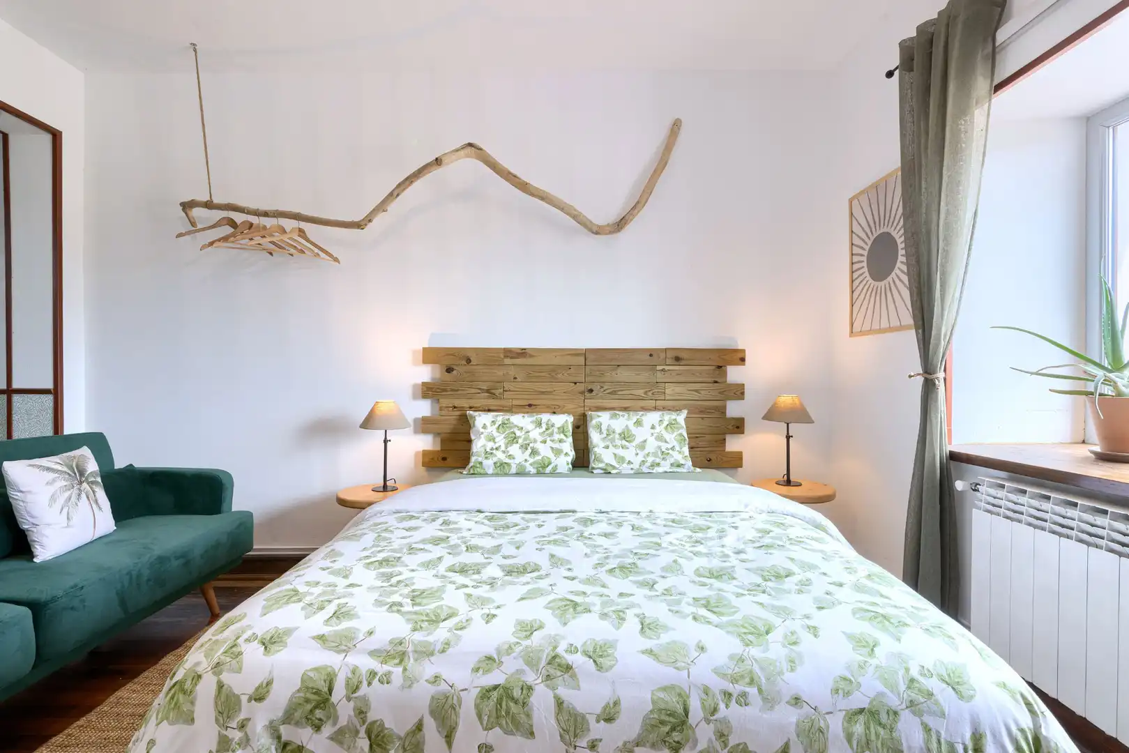 Schlafzimmer von Wohnungen zur Miete in Zamudio mit Heizung, Möbliert und Waschmaschine