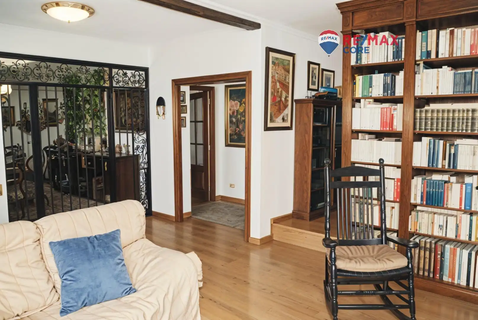 Sala de estar de Casa o chalet en venta en Sierra de Fuentes con Calefacción, Jardín privado y Terraza