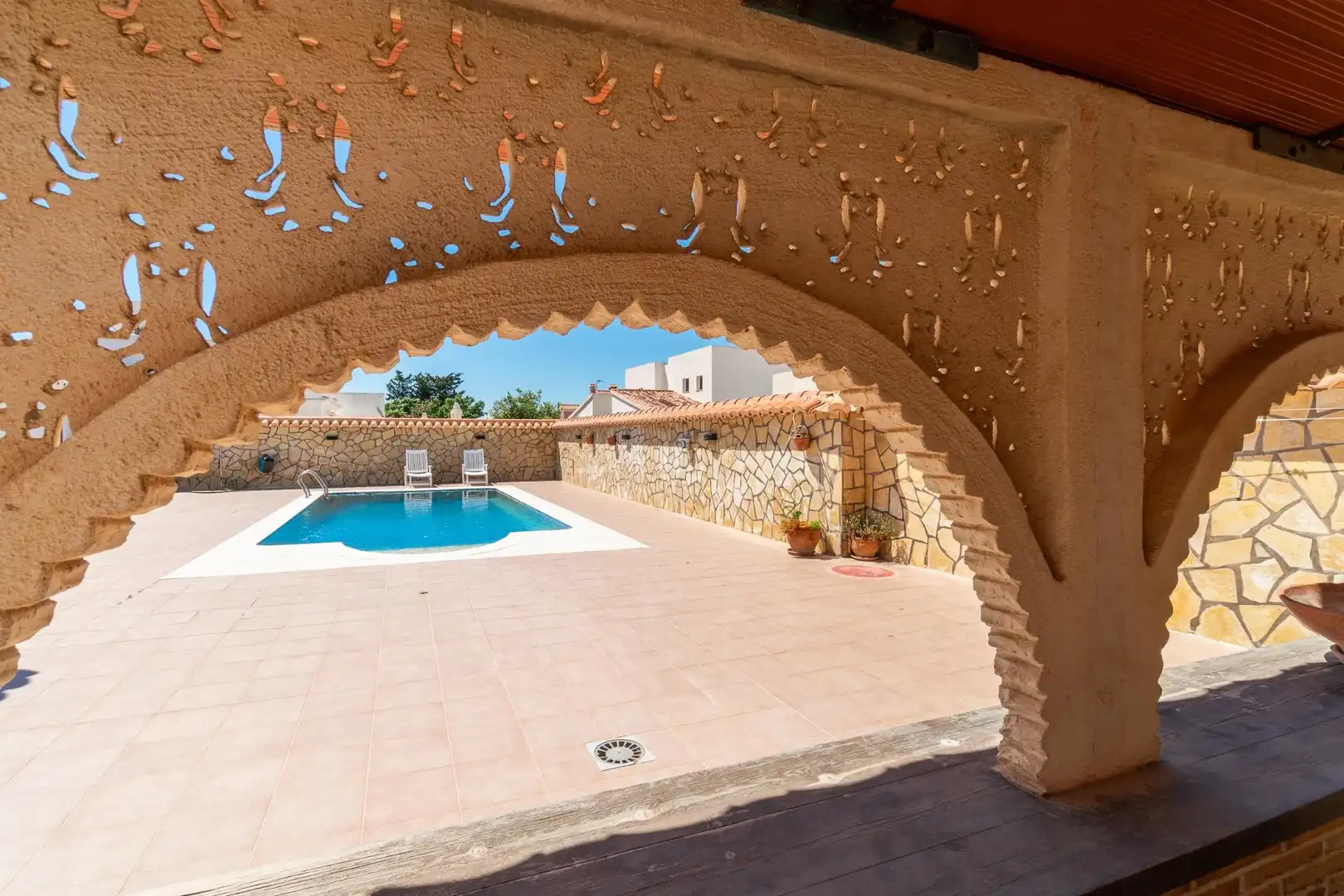 Piscina de Casa o xalet en venda en Torrevieja amb Aire condicionat, Calefacció i Jardí privat