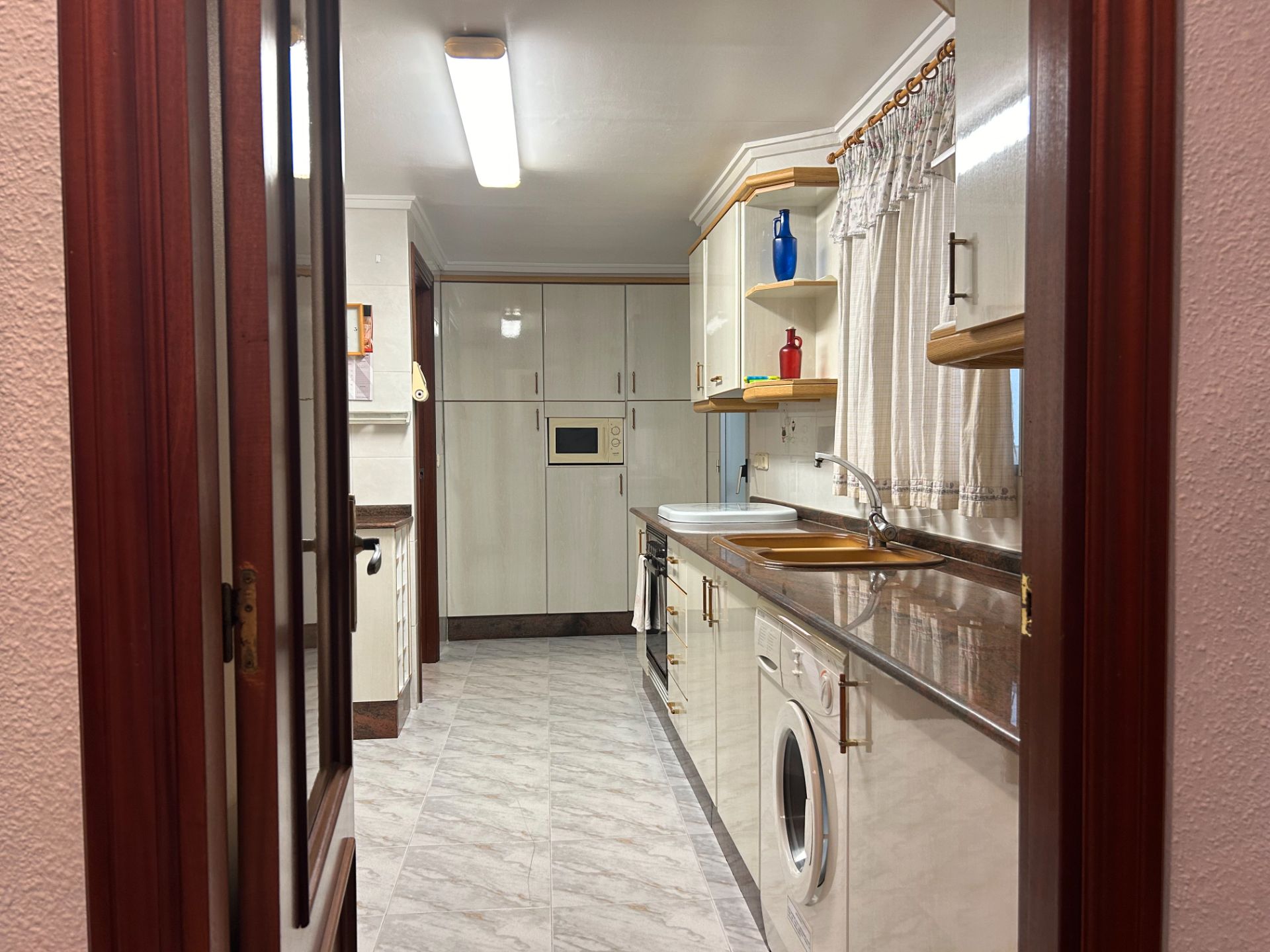 Kitchen of Flat for sale in Sagunto / Sagunt  with Furnished, Balcony and Community pool