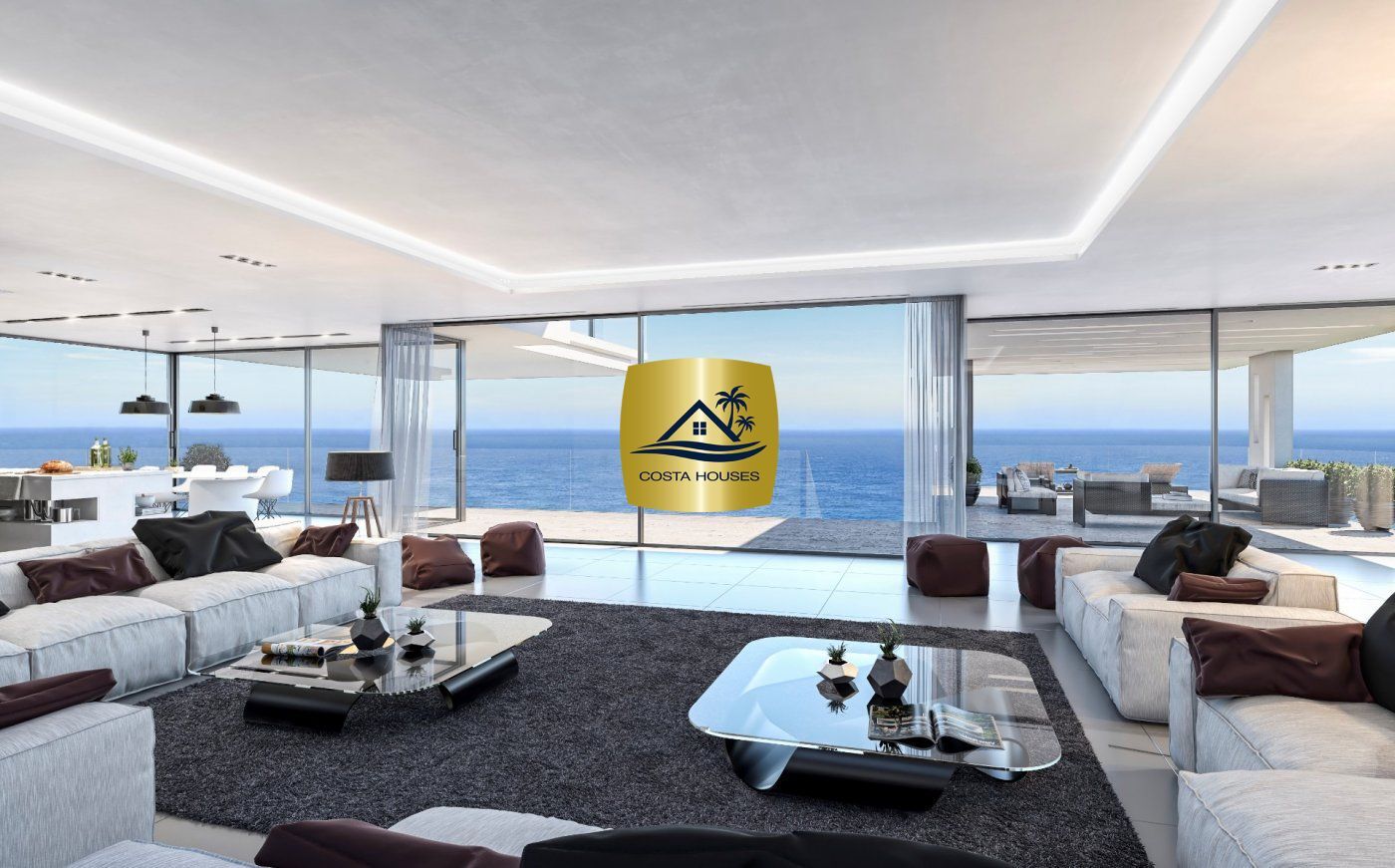 Sala d'estar de Casa o xalet en venda en Jávea / Xàbia amb Aire condicionat, Calefacció i Jardí privat