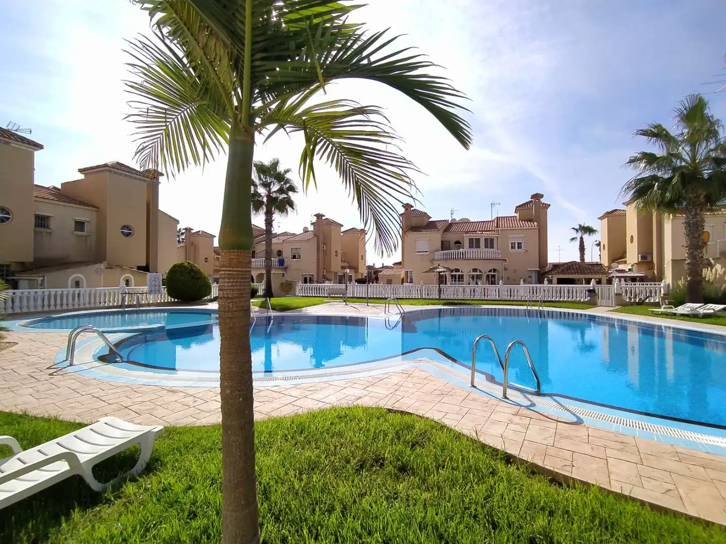 Swimming pool of Duplexes for sale in Orihuela  with Air Conditioner, Heating and Swimming Pool