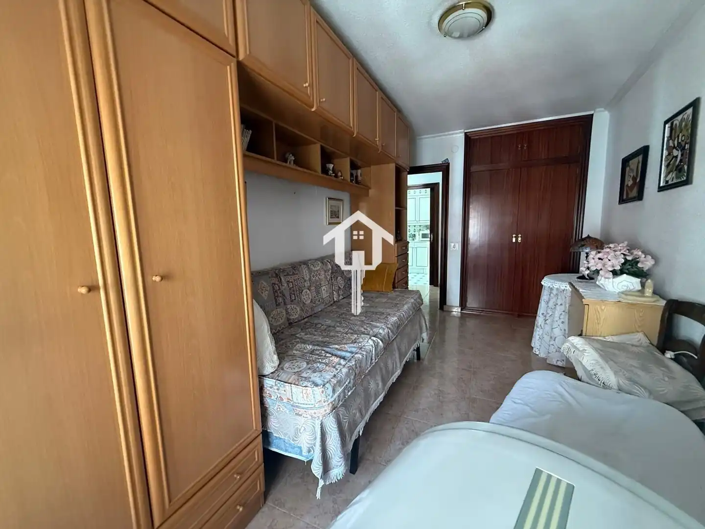 Sala de estar de Piso en venta en Alicante / Alacant con Aire acondicionado, Amueblado y Balcón