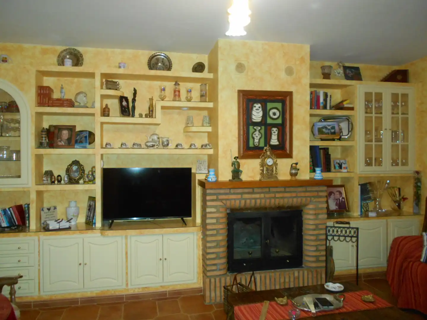 Sala de estar de Casa o chalet en venta en Pozuelo de Calatrava con Aire acondicionado, Calefacción y Jardín privado