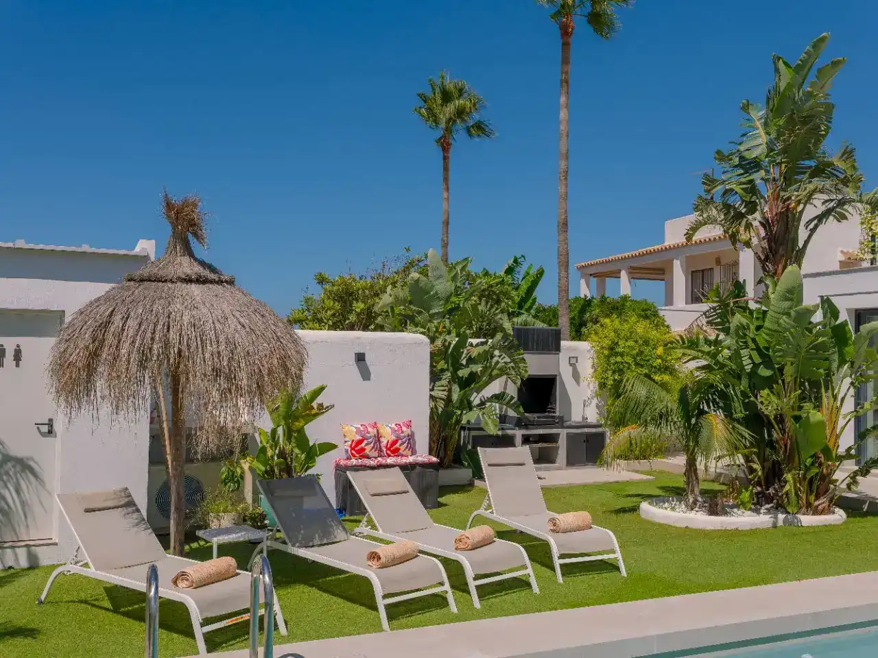 Terrassa de Casa o xalet en venda en Conil de la Frontera amb Aire condicionat, Jardí privat i Terrassa