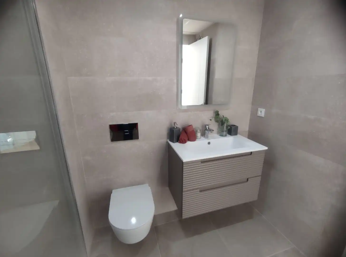 Baño de Casa o chalet en venta en Polop con Aire acondicionado, Calefacción y Jardín privado