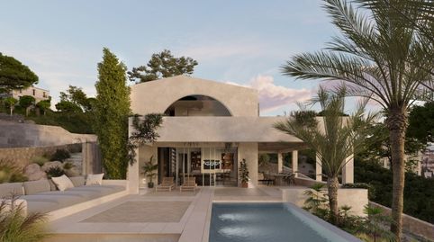 Parcela con licencia de obra nueva y vistas a la montaña en venta cerca de la playa en Santa Ponsa, Mallorca