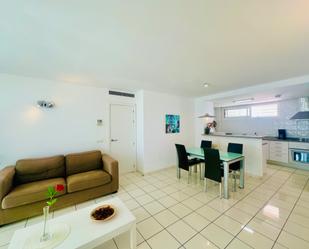 Sala d'estar de Apartament de lloguer en Eivissa amb Aire condicionat, Terrassa i Moblat
