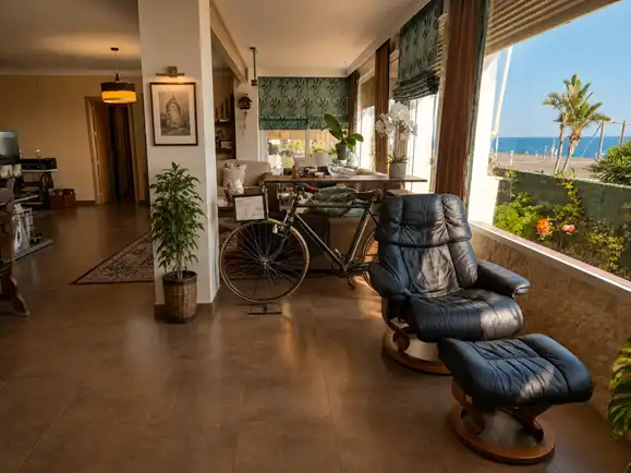 Sala de estar de Apartamento en venta en Torrox con Aire acondicionado, Calefacción y Jardín privado