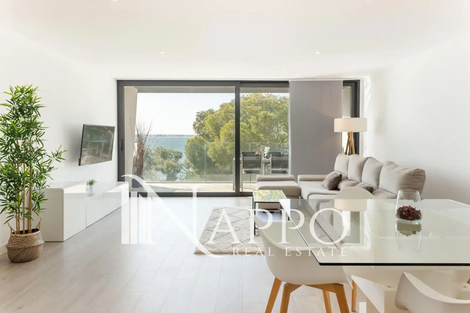 Sala de estar de Dúplex de alquiler en Alcúdia con Aire acondicionado, Calefacción y Terraza