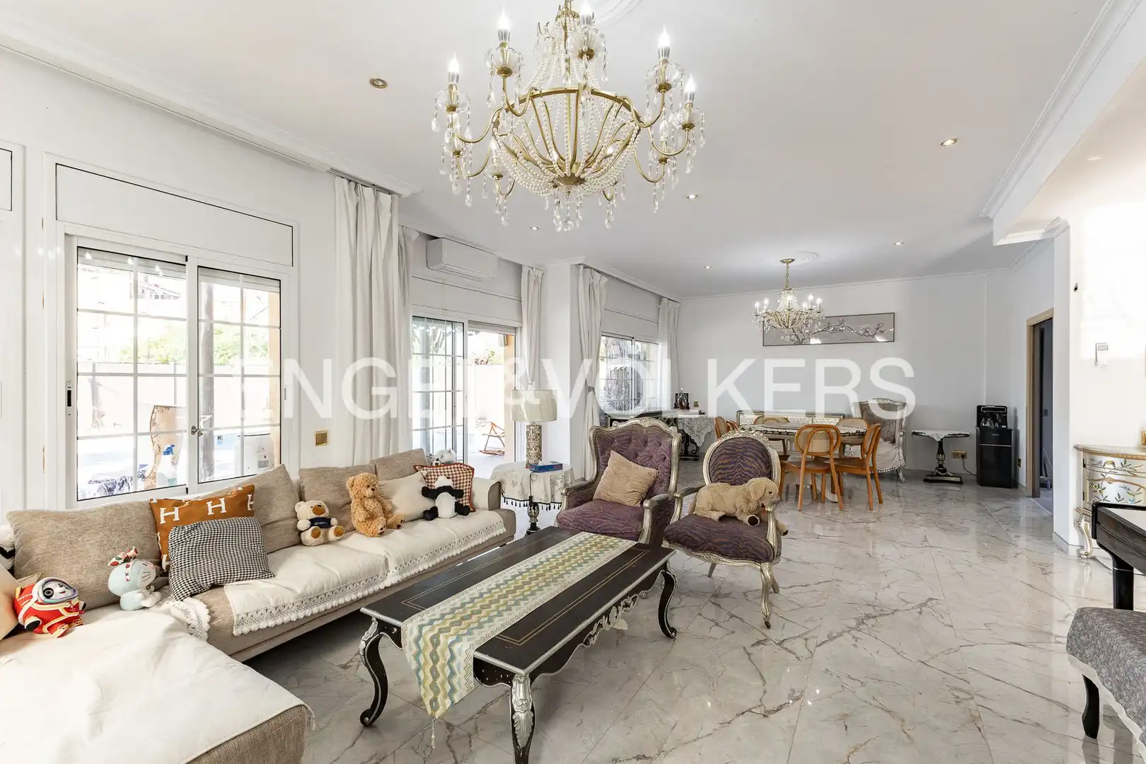 Sala de estar de Casa o chalet de alquiler en Cabrils con Aire acondicionado, Calefacción y Jardín privado