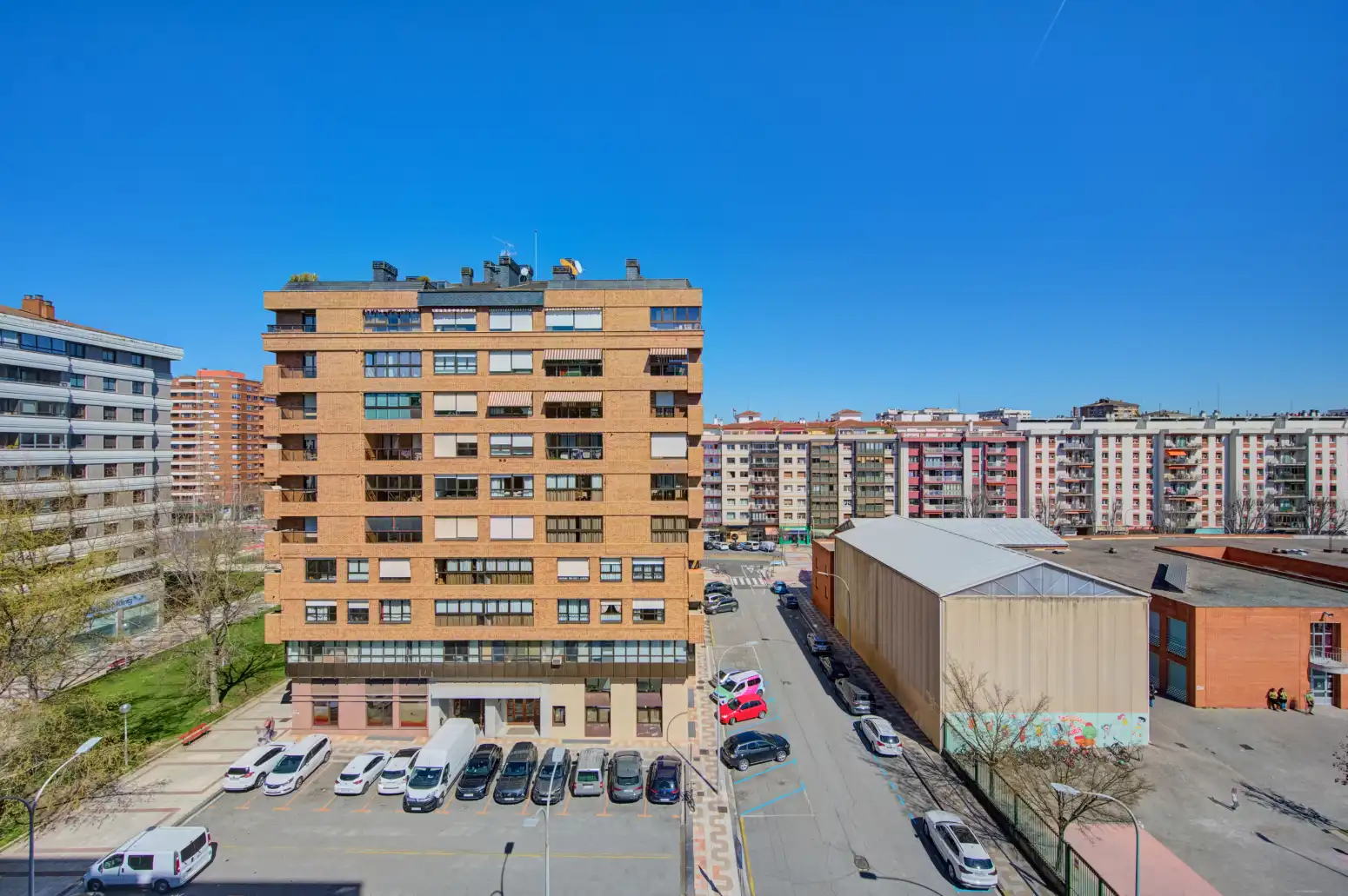 Exterior view of Flat for sale in  Pamplona / Iruña  with Air Conditioner, Heating and Parquet flooring