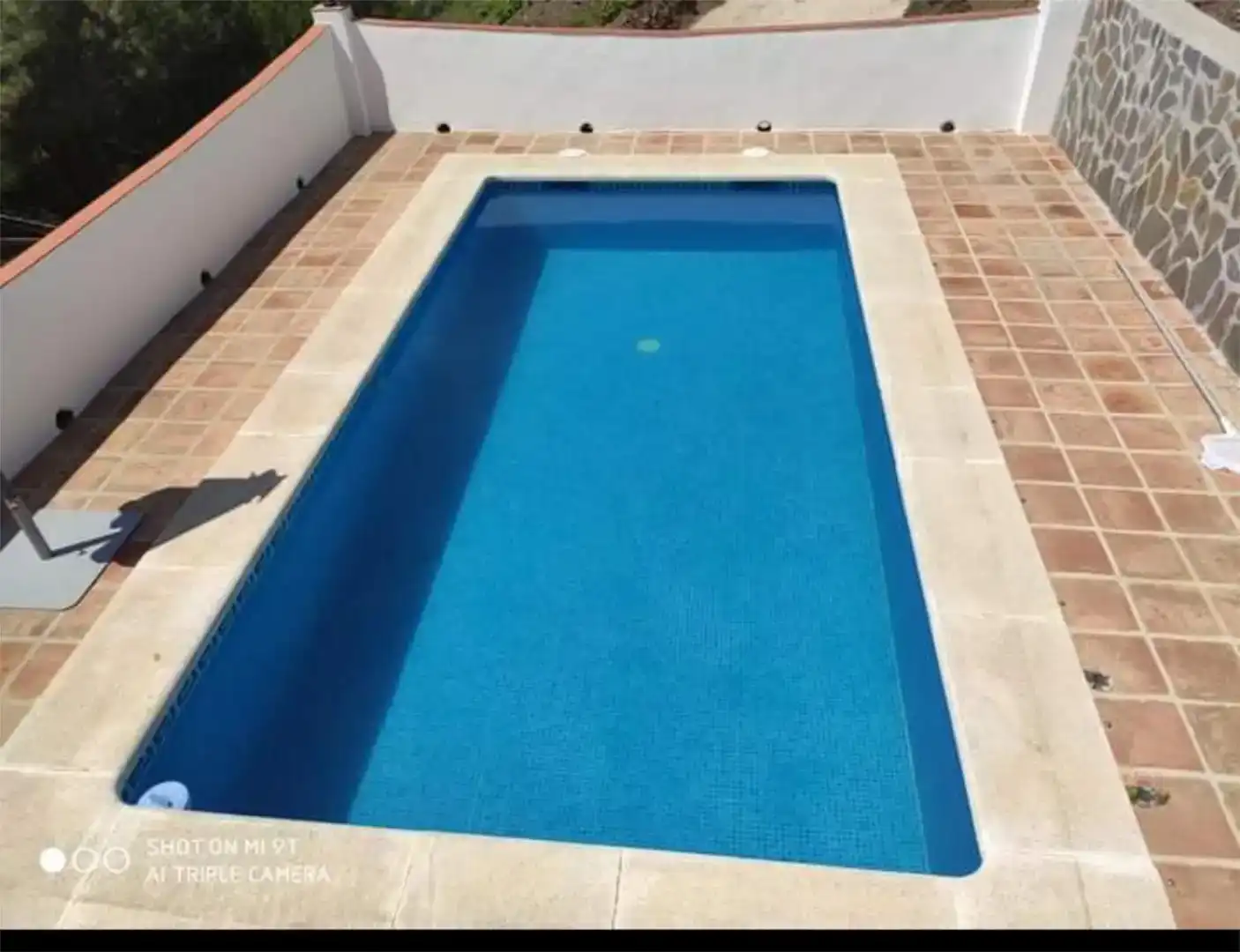 Piscina de Finca rústica de alquiler en Cómpeta, Málaga