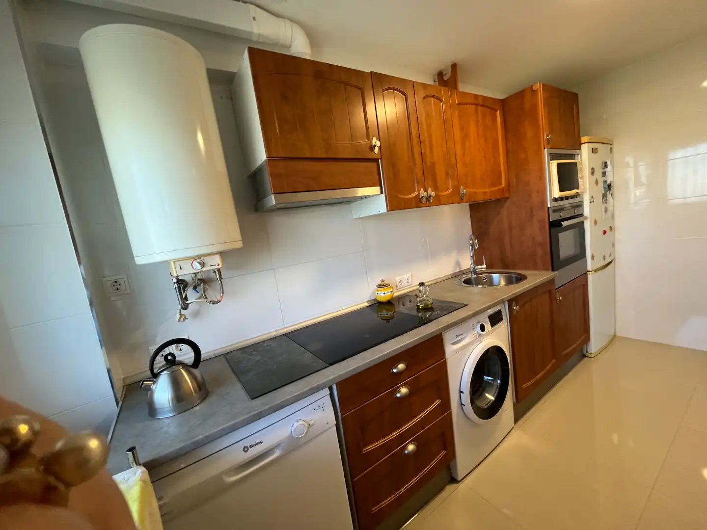 Cocina de Piso en venta en Alicante / Alacant con Terraza, Trastero y Amueblado