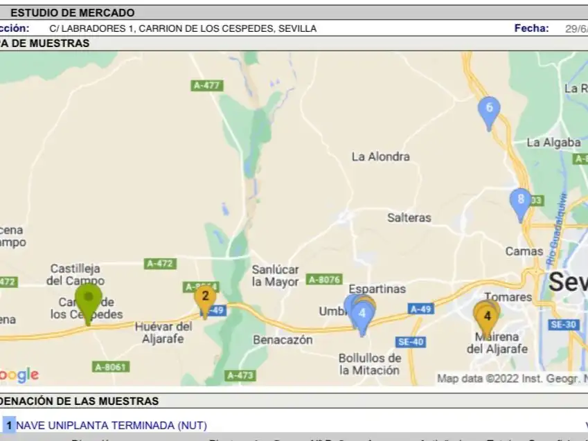 Exterior view of Commercial properties for rent in Carrión de los Céspedes  with Terrace and Alarm